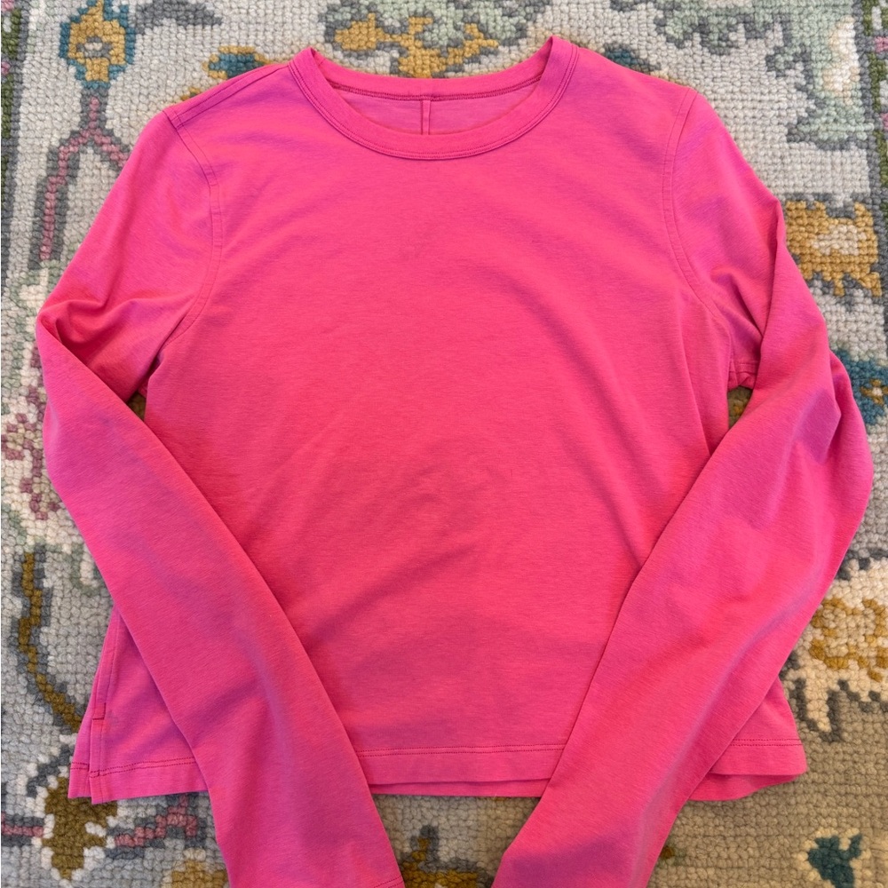 Lululemon  Pink Long Sleeve Top